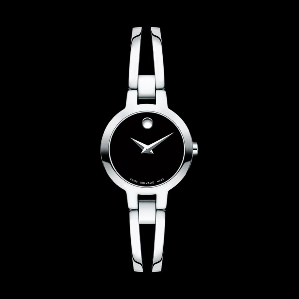 New MOVADO AMOROSA Ladies Analog Stainless Steel Watch 84 A1 809 A